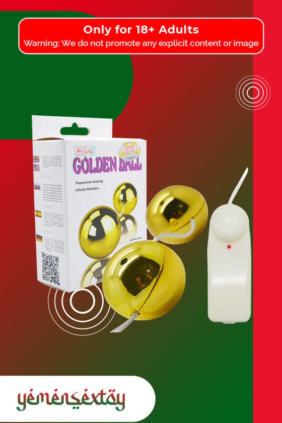 Multi Speed Golden Ben Wa Vibrating Balls Anal Vaginal BV-013