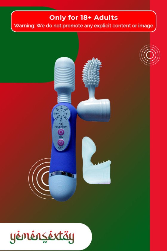 16 Speed Cordlless Magic Wand Massager VM-008