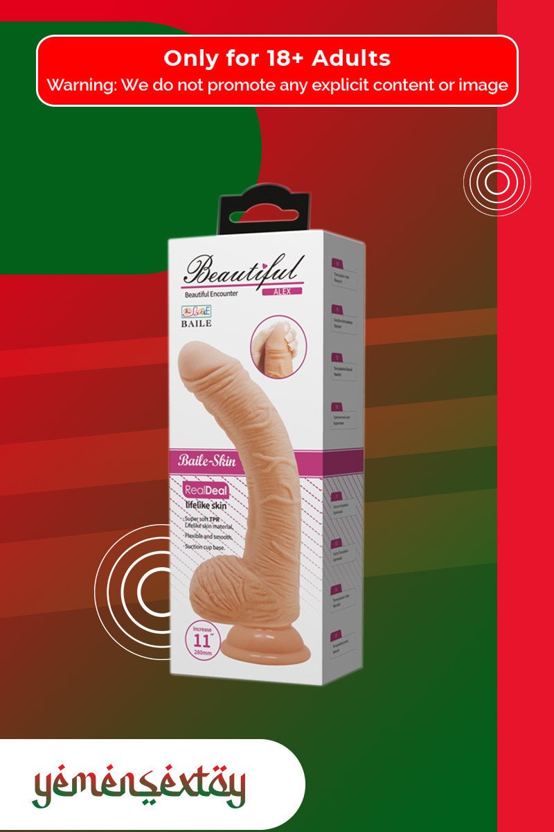 Realistic Non-vibrator with Round Balls and Suction Base RSNV-029